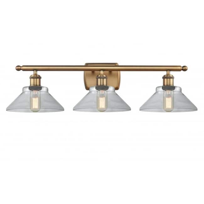 Innovations Lighting Orwell 3 Light 26" Wide Bathroom Vanity Light - Brushed Brass / Clear