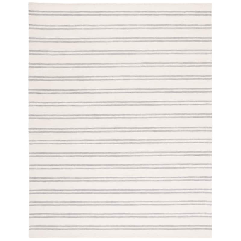 SAFAVIEH Handmade Metro Husnuye Stripe Wool Rug