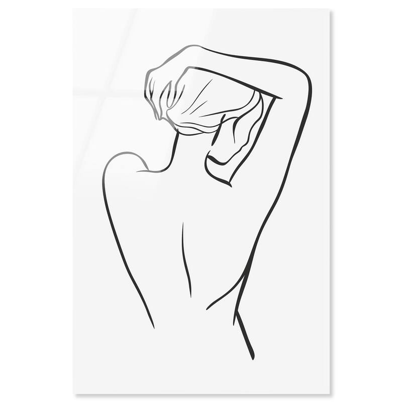 Woman in Contour Acrylic by Art Remedy, Ready to Hang - 16" x 24"