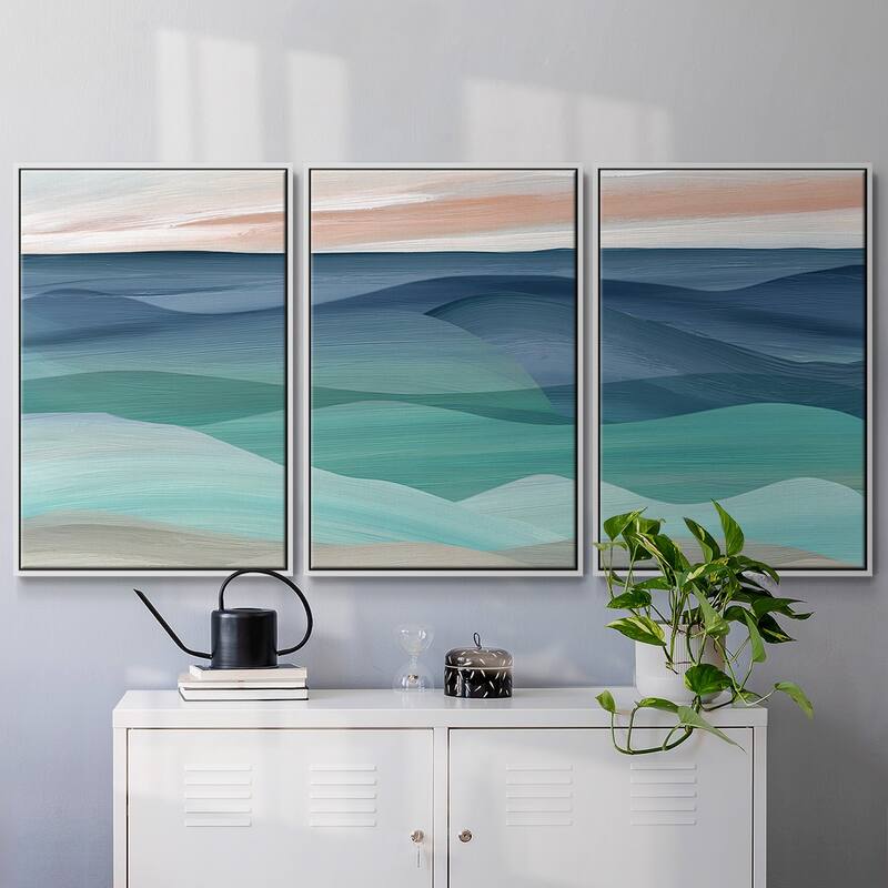 Shifting Seas - Multi Piece Framed Canvas