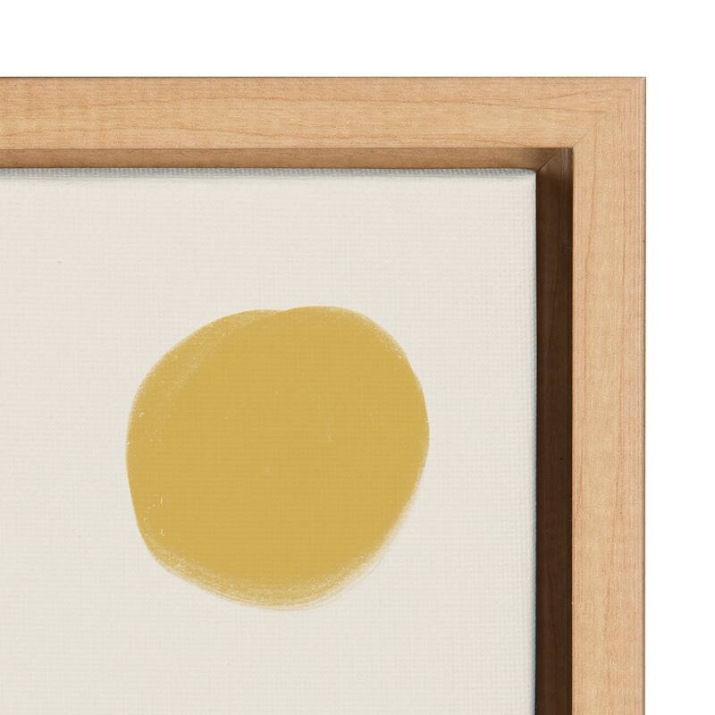 Kate and Laurel Sylvie Zen Garden 2 Framed Canvas by Kelly Knaga