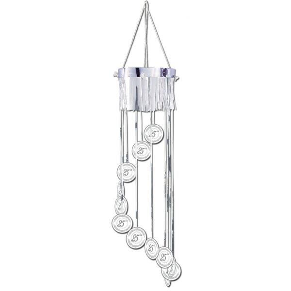 Shop Pack Of 12 Shimmering Silver 25th Wedding Anniversary