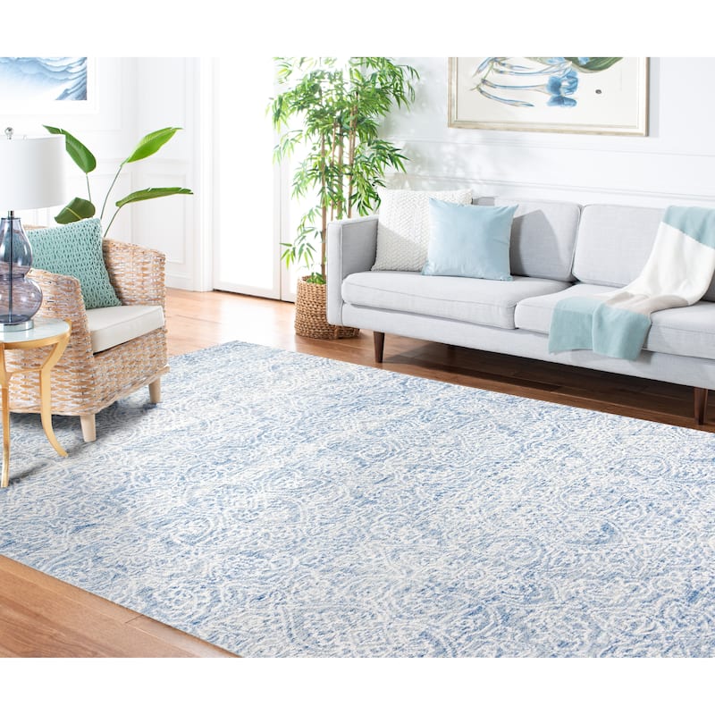 SAFAVIEH Handmade Metro Lorenzina French Country Wool Rug
