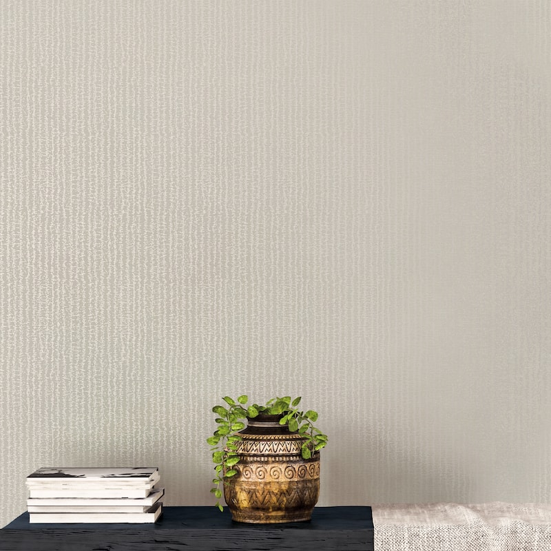 Galerie Wallcoverings Metallic FX Weave Texture Non-woven Metallic Finish Wallpaper Roll