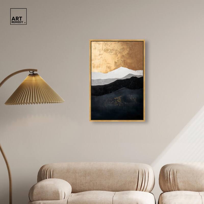 Golden Vista II Canvas by Art Remedy