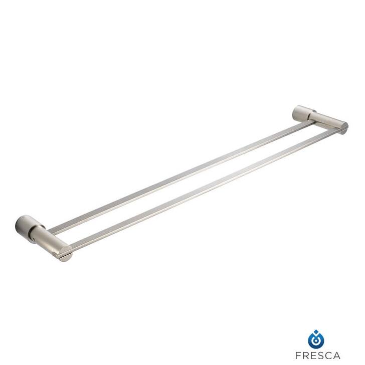 Fresca Magnifico 26" Double Bar Towel Bar - Brushed Nickel