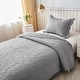 preview thumbnail 48 of 106, MarCielo 3 Piece Cotton Oversized Bedspread Quilt Set Tmonica