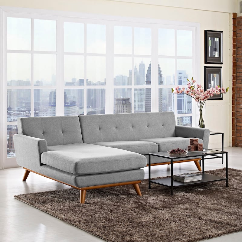 Left-Facing Sectional Sofa - Expectation Gray