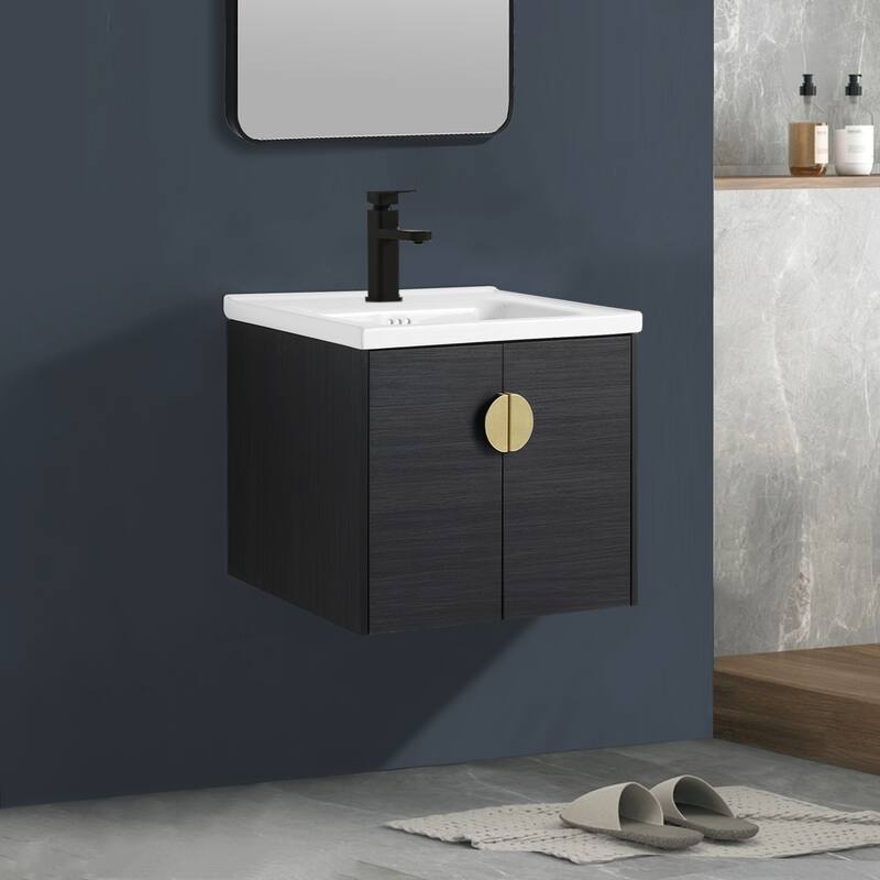 Topcraft Wall-Mounted Bathroom Vanity With Sink