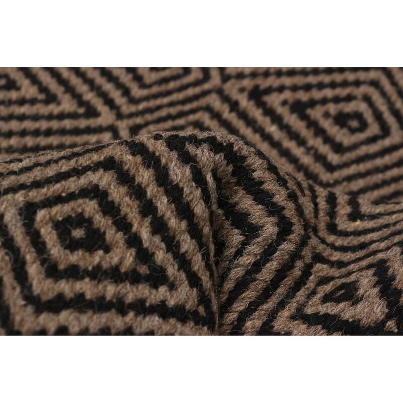Nevada Brown Kilim 5'1" x 7'9" - 5'1 x 7'9