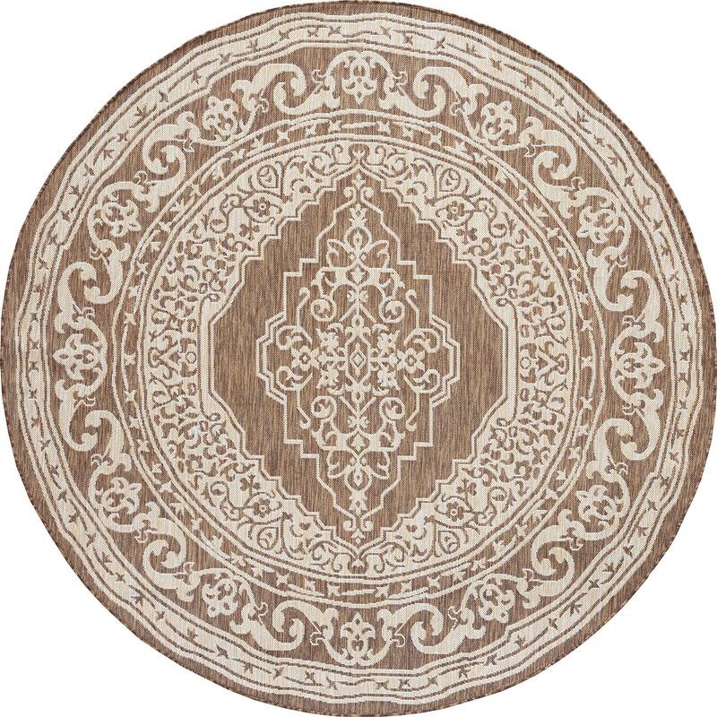 Exo Coastal Oriental Indoor/Outdoor Area Rug