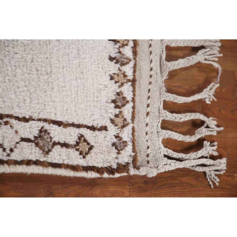 Natural Dye Oriental Anatolian Turkish Runner Rug Handmade Wool Carpet - 4'0"x 13'4"