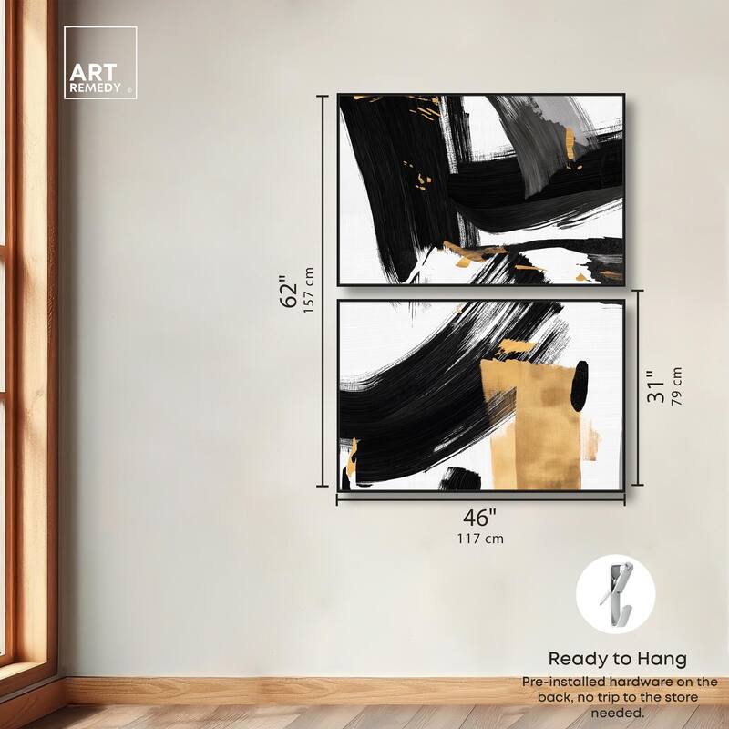 Refined Simplicity Canvas Set of 2 by Art Remedy