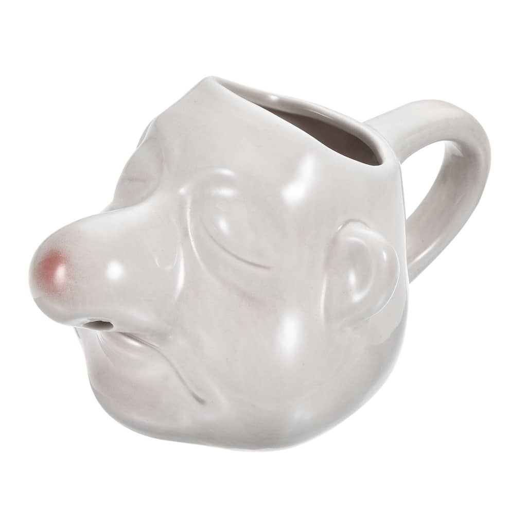 Egg Separator Cooking Gadgets Fun Snot Ceramic Egg Yolk Separator - White