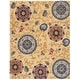 preview thumbnail 72 of 85, SAFAVIEH Handmade Blossom Nelia Modern Floral Wool Rug 10' x 14' - Gold/Multi