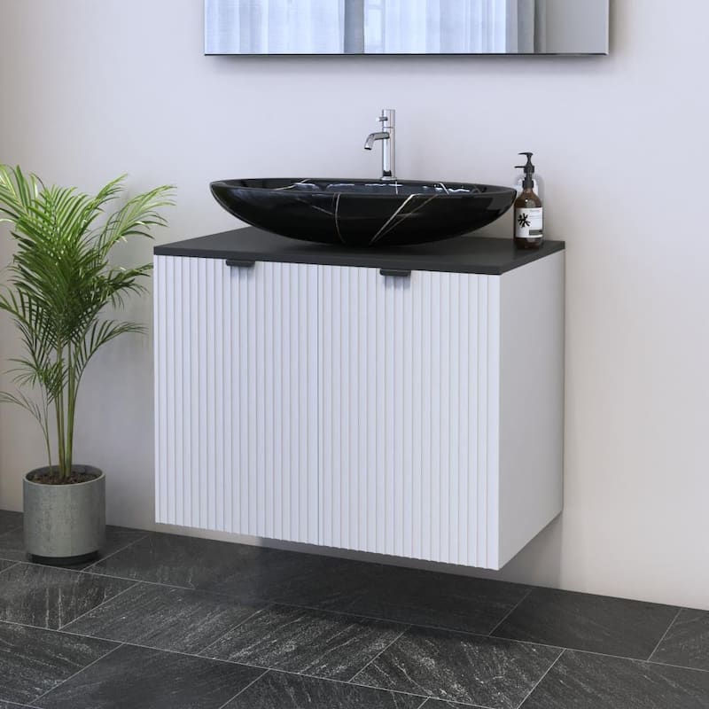 Nicole 2D 80 Floating Bathroom Vanity (32" Width)