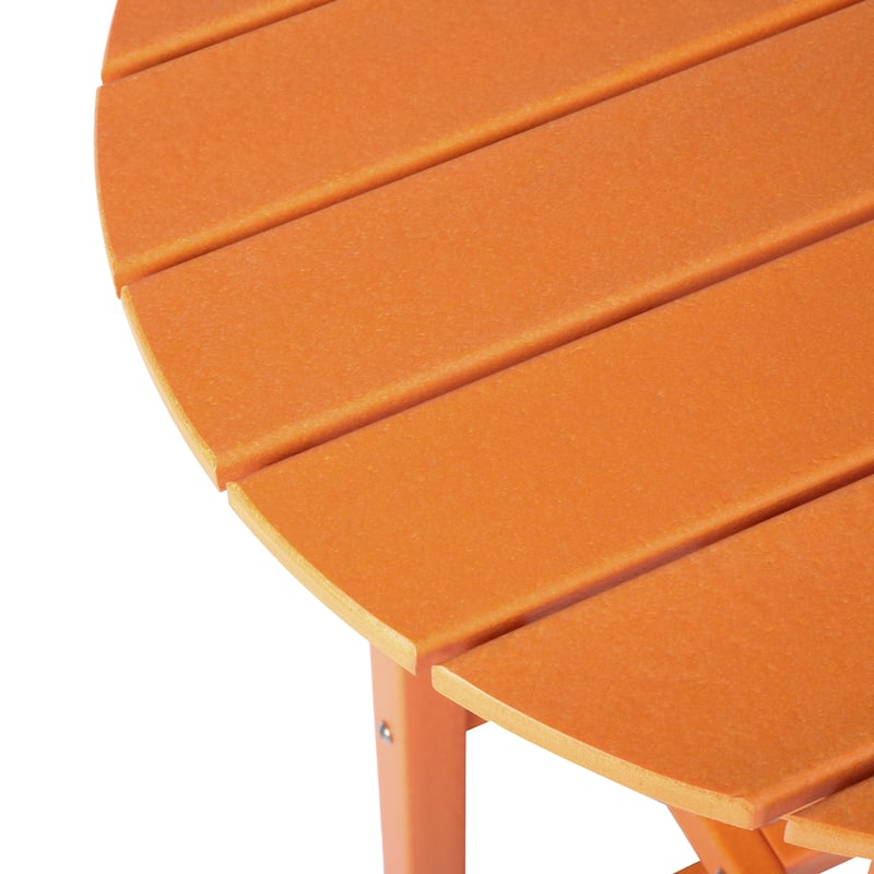 Laguna Hdpe All Weather Outdoor Patio 24" Round Counter Bistro Table