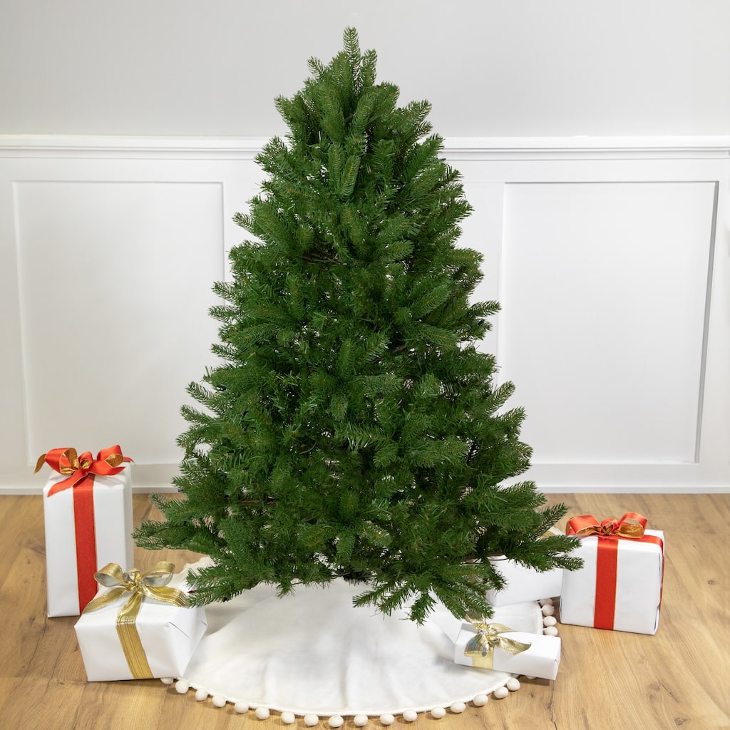 Full Sierra Noble Fir Artificial Christmas Tree - 4' - Unlit - 4 Foot