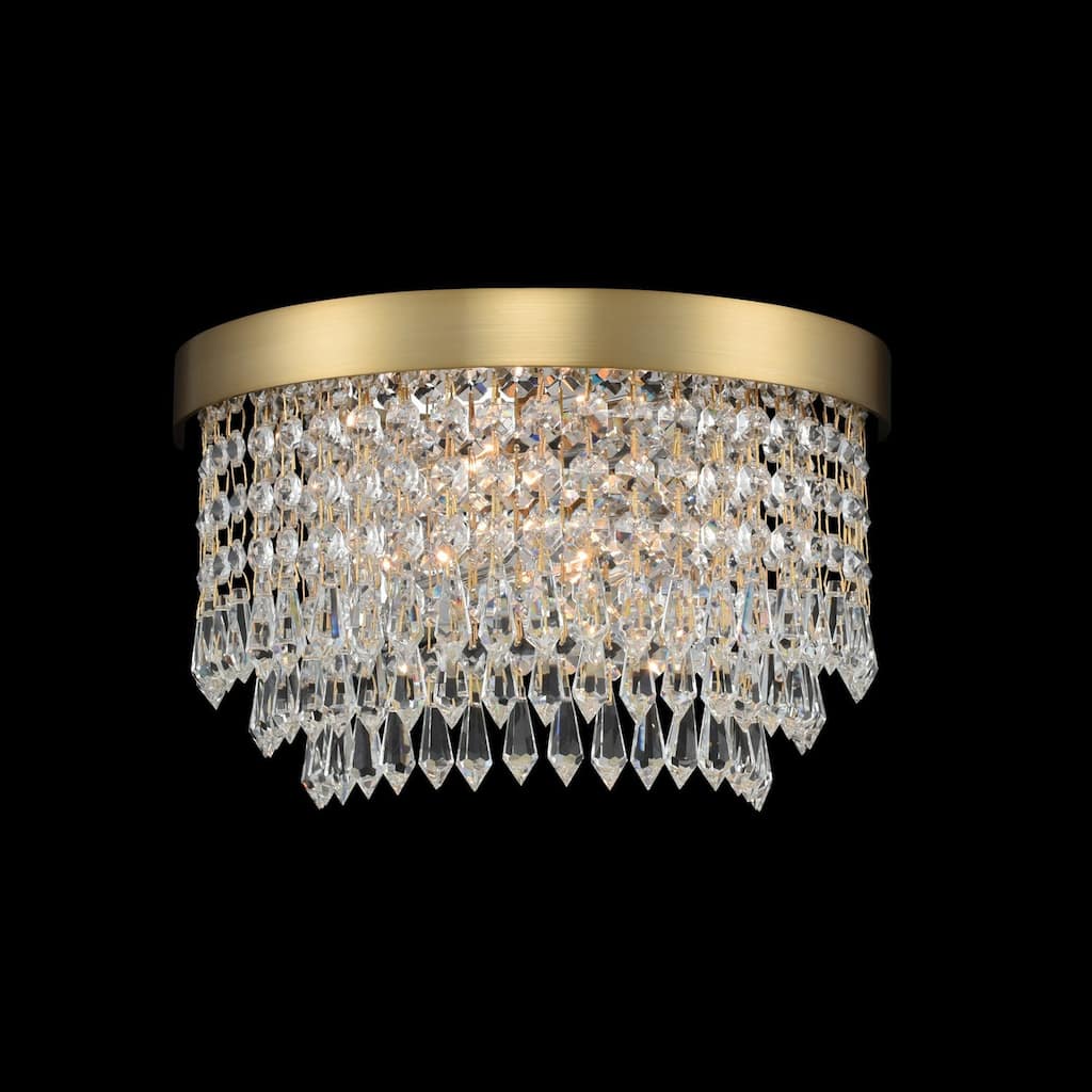 Allegri 033920-FR001 Tavo 6" Tall Wall Sconce with Firenze Crystal