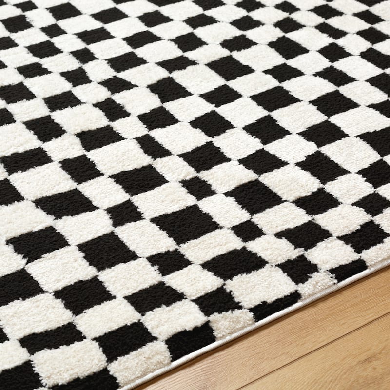 Artistic Weavers Freud Optical Illusion Checkered Area Rug