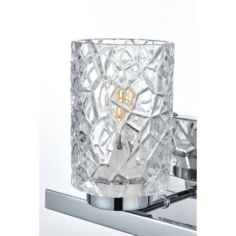 Cara 1 Light Bath Sconce with Clear Shade