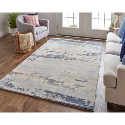 Grand Bazaar Calista Hand Tufted Abstract Modern Area Rug