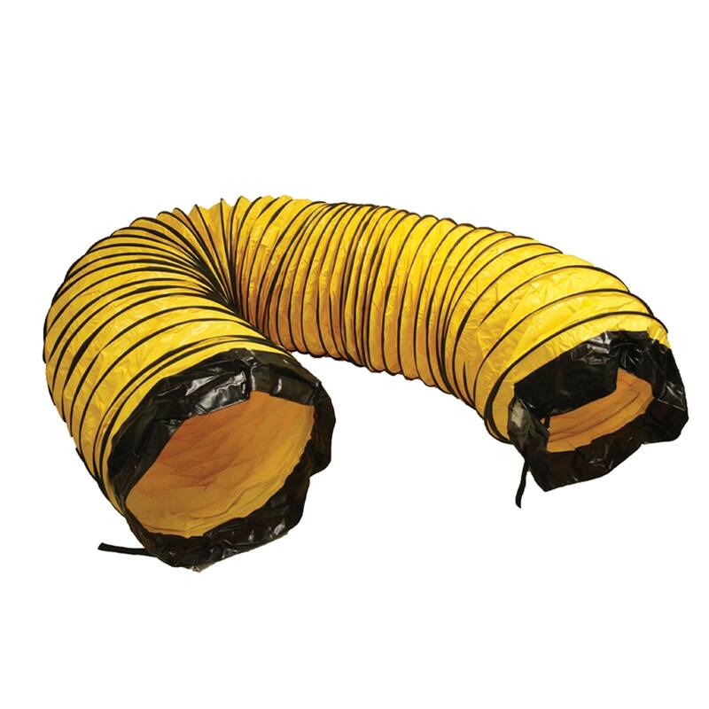 Rubber-Cal "Air Ventilator Yellow" Ventilation Duct Hose (Fully Stretched), 20-Inch by 25-Feet - 20x300