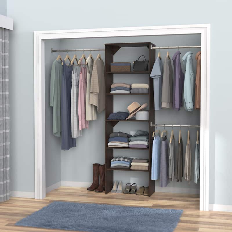 ClosetMaid SuiteSymphony 25-inch Wide Starter Tower Closet Organizer