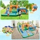 preview thumbnail 4 of 8, Gymax Kids Inflatable Water Slide Park w/680W Blower Basketball Rim