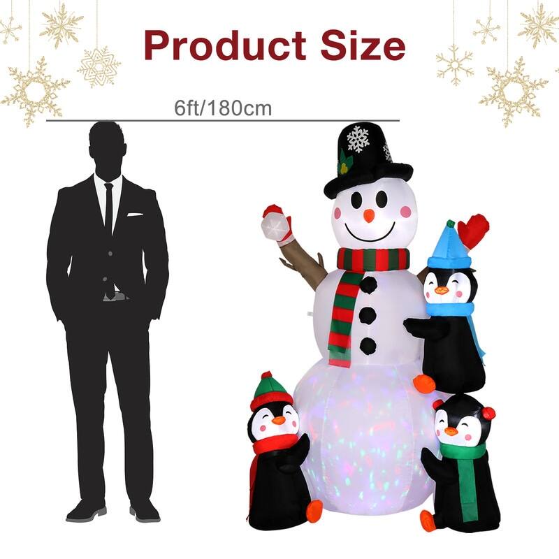 Garden Snowman Decoration - N/A