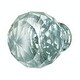 preview thumbnail 4 of 7, Crystal Glass Cabinet Knob Pulls 10 Pcs with Chrome Base Diamond Cutting 1.5" H x 1" W Handles Renovators Supply