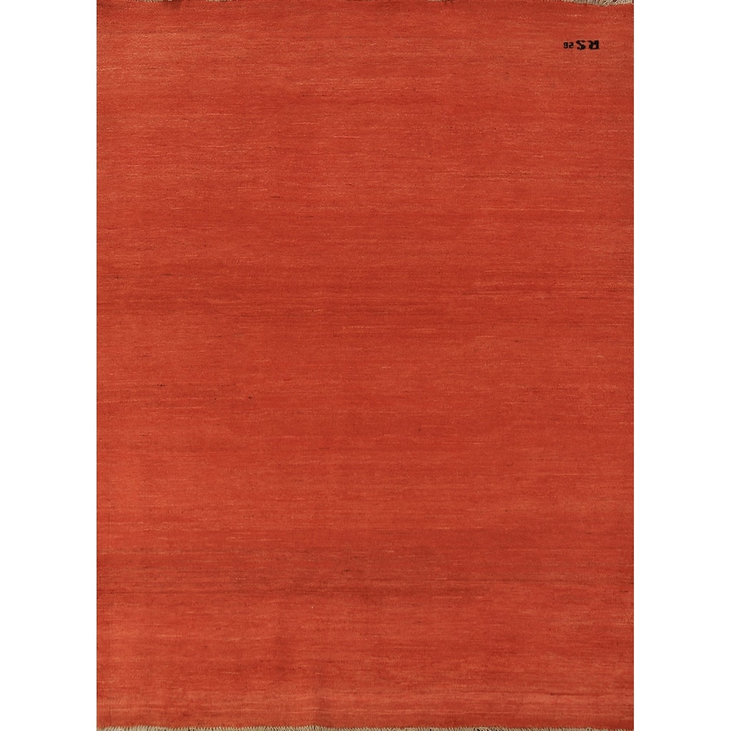 Gabbeh Modern Oriental Rug Hand-Knotted Wool Carpet - 5'3" x 6'5"