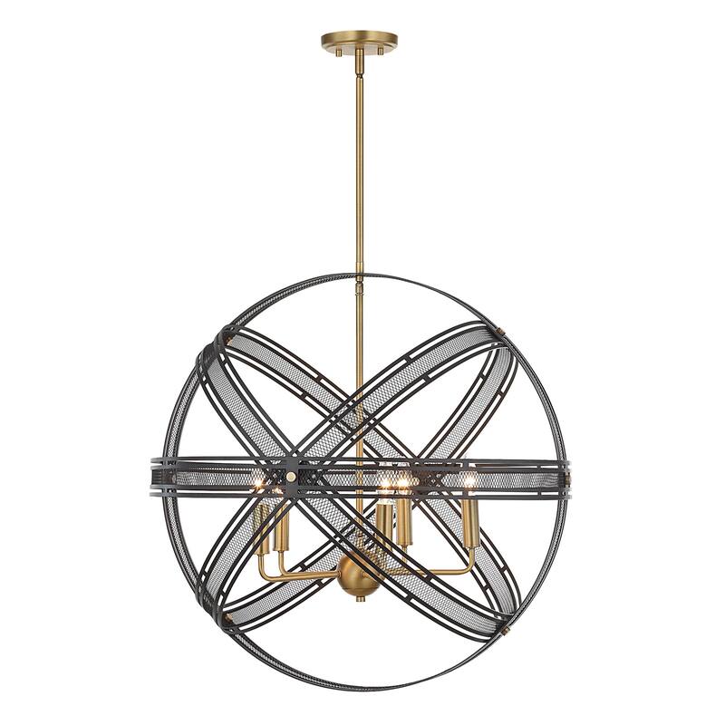 Uttermost 21606 Spherical 5 Light 28" Wide Pendant