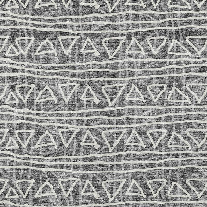 HomeRoots Geometric Transitional Rectangle Outdoor Rug