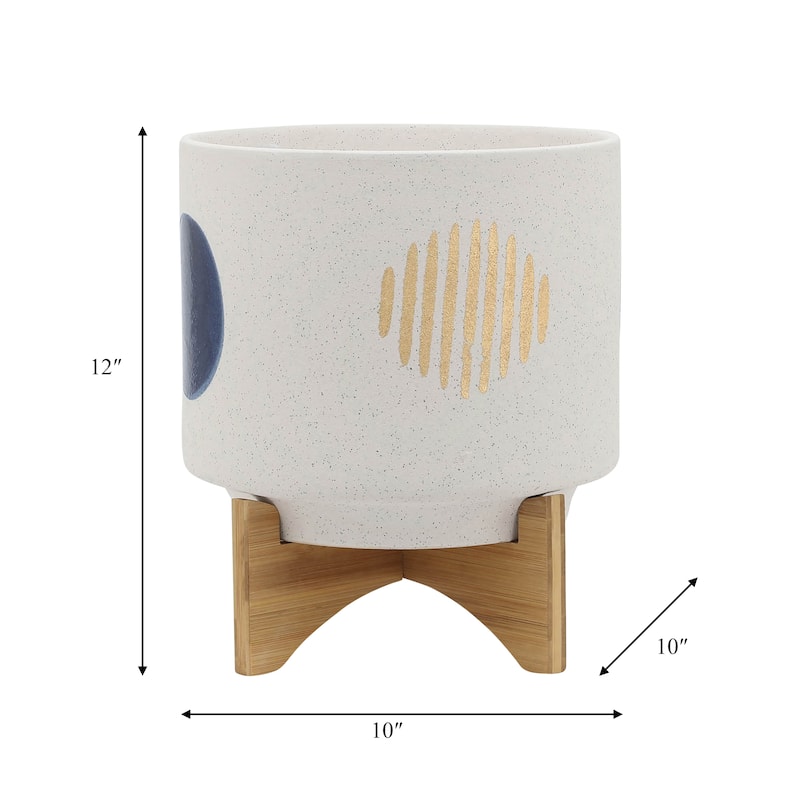 Sagebrook Home Ceramic Planter