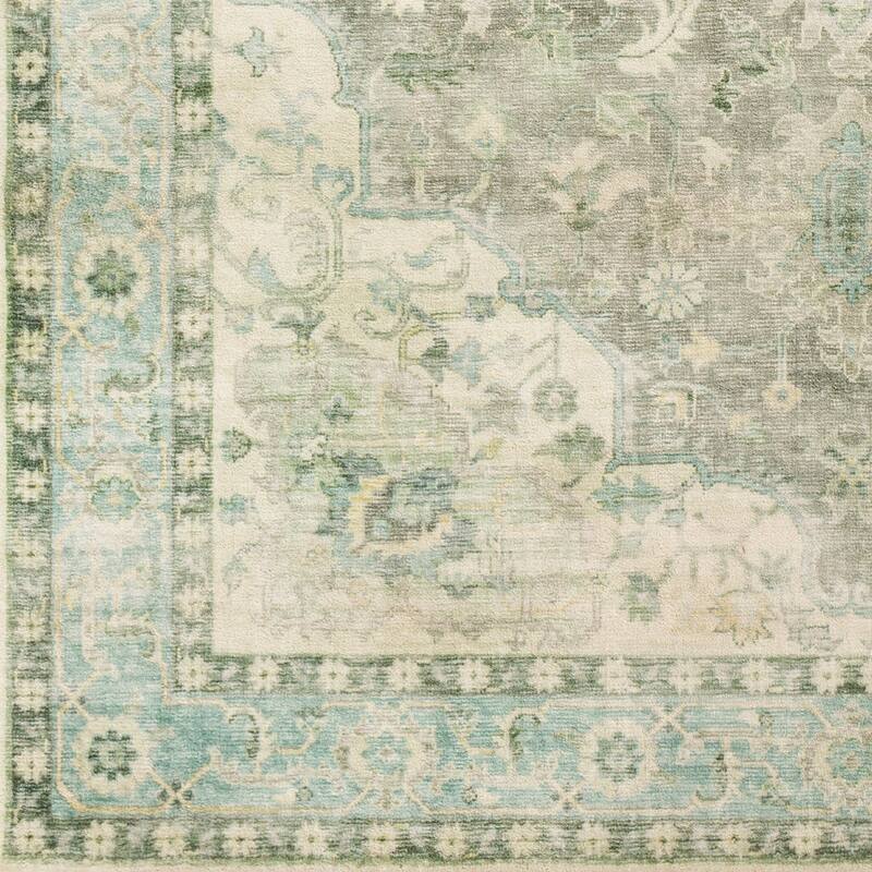 Livabliss Edouart Vintage Medallion Printed Area Rug