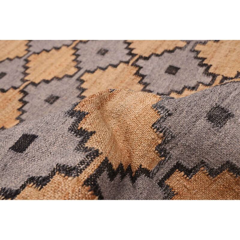 ECARPETGALLERY Flat-Weave Palas Denizli Tan Kilim - 5'3 x 7'8