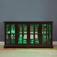 preview thumbnail 86 of 106, GDFStudio - Traditional Storage Curio Cabinet with Tempered Glass Doors and Lighted Display