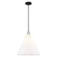 Option Matte White / Black Antique Brass