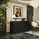 preview thumbnail 27 of 30, Modern 12-Drawer Bedroom Dresser - Sleek Storage Chest, White or Black