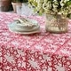 preview thumbnail 4 of 10, Red and White Christmas Tablecloth- Rectangular Carmen