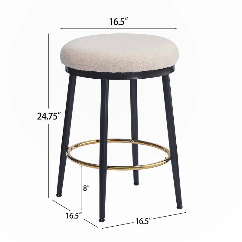 24.75"Modern Counter Stools Set of 4,only chairs
