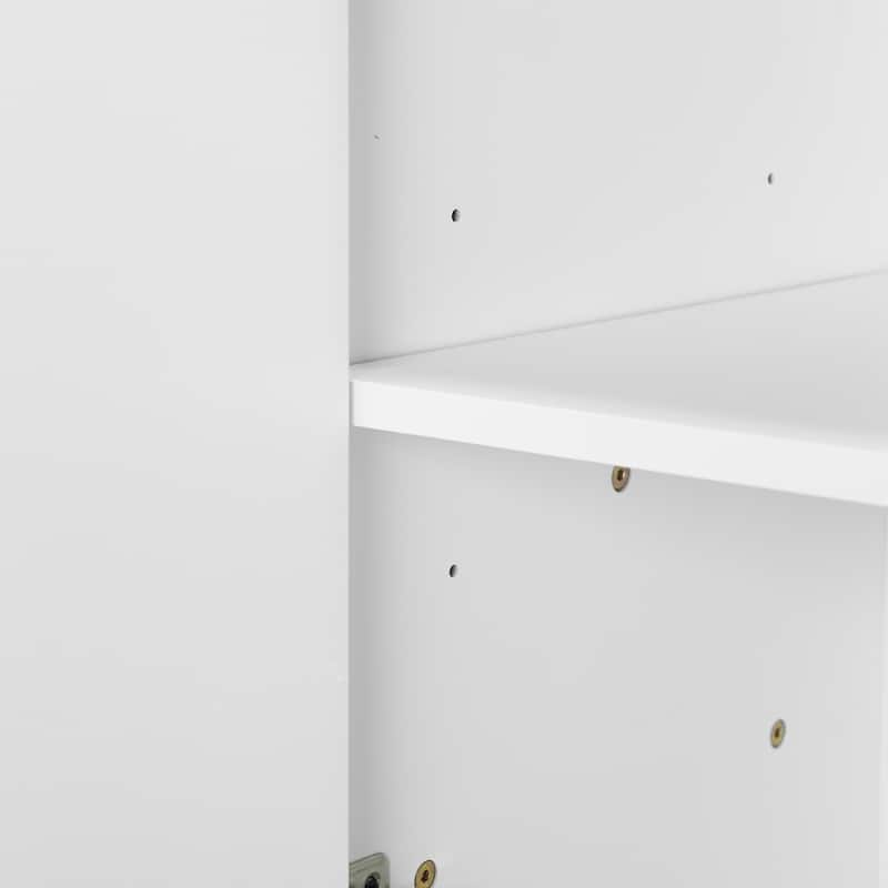 33.80 in. H Storage Cabinet with Adjustable Shelves