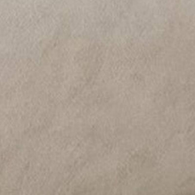 Reno Bill 44 Inch Ottoman, Boxy Frame, Duck Feather Pillow, Light Gray