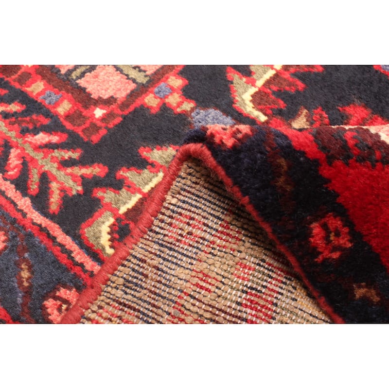 ECARPETGALLERY Hand-knotted Andelz Black Wool Rug - 4'5 x 6'10