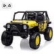 preview thumbnail 22 of 26, 24V 2-Seater Kids Ride On Truck Car with Remote Control Yellow