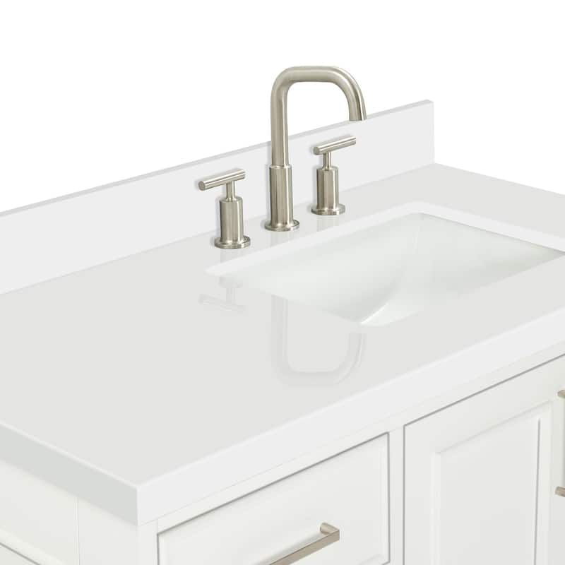Ariel M043SRWQRVO Stafford 43" Free Standing Single Basin Vanity Set