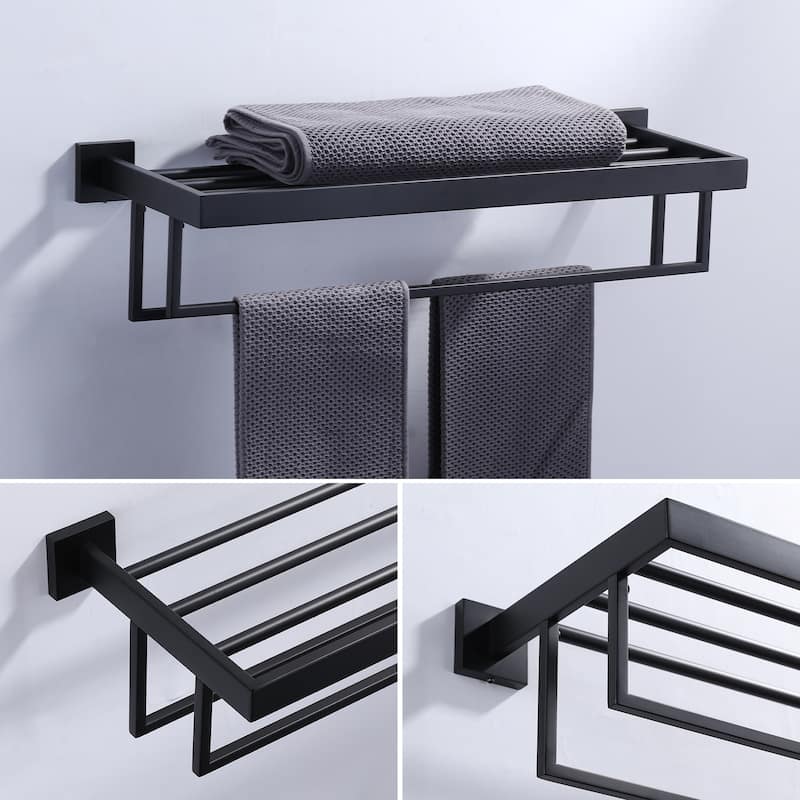 Two Towel Holders Wall mounted Towel Rack