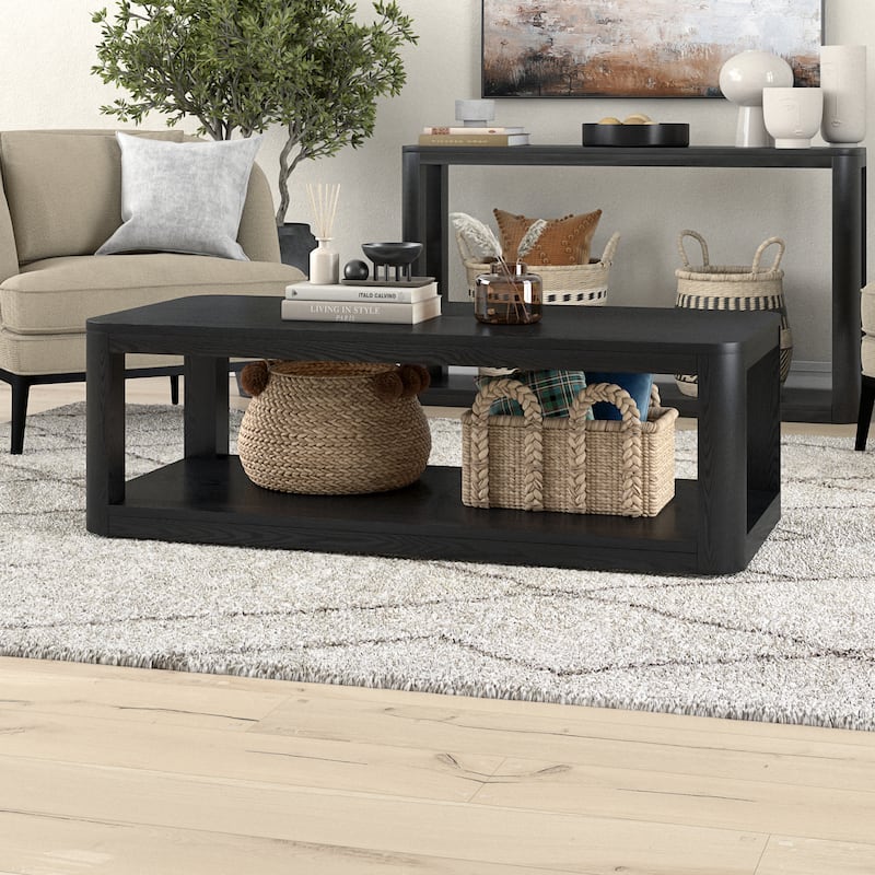 Stellan 47" Wide Rectangular Coffee Table - 47" Wide