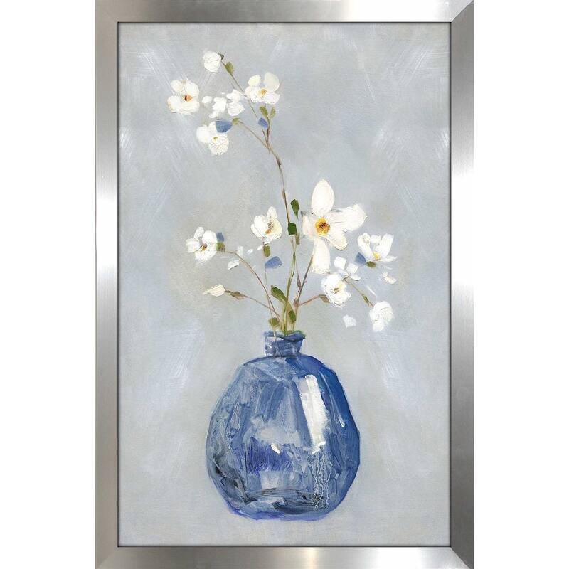 "Cottage Blooming II (Vertical)" by Sally Swatland Print on Acrylic